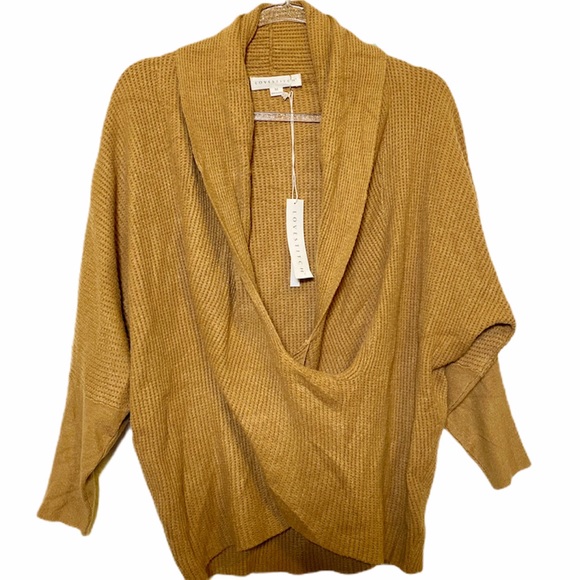 NEW! LOVESTITCH | glow up cross front sweater - Picture 5 of 8